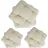 Mendler Sitzkissen 41 x 38 x 8 cm creme 6-tlg.