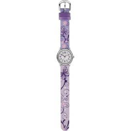 JACQUES FAREL HCC 435 34,5 mm Edelstahlgehäuse Lila Lederarmband onesize