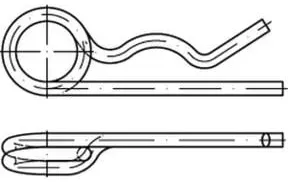 DIN 11024 Stahl 3,2 mm gal Zn, Drahtstärke 2,8 mm gal Zn S