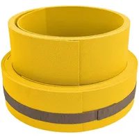 zaun|zu® Sichtschutzstreifen 255 x 19 cm Gelb Kunststoff 2 St.