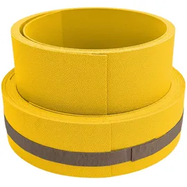 zaun|zu® Sichtschutzstreifen 255 x 19 cm Gelb Kunststoff 2 St.
