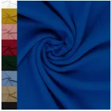 MAGAM-Stoffe Stoff "Noah", Bündchenstoff Feinstrick uni einfarbig ÖKO-TEX Meterware ab 50cm blau
