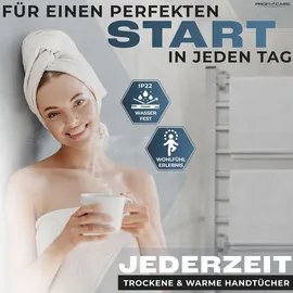 ProfiCare Handtuchheizkörper elektrisch 125 W weiß