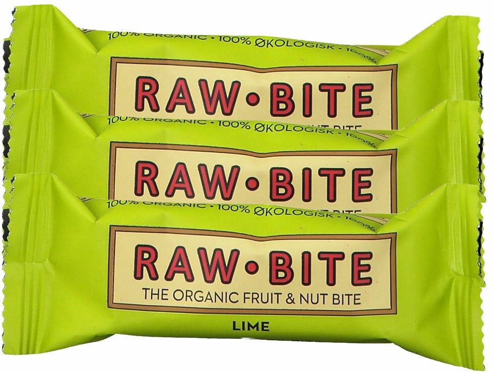 Rawbite Frucht- & Nussriegel mit scharfer Limette