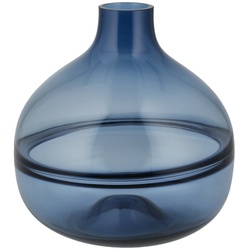 Peill+Putzler Vase , blau , Glas  , Maße (cm): H: 19  Ø: 18
