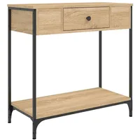 VidaXL Konsolentisch Sonoma-Eiche 75x34,5x75 cm Holzwerkstoff