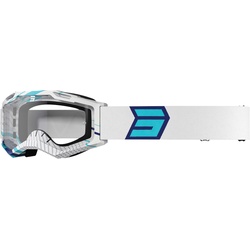 Shot Assault 2.0 Drop Motocross Brille, weiss-blau für Männer