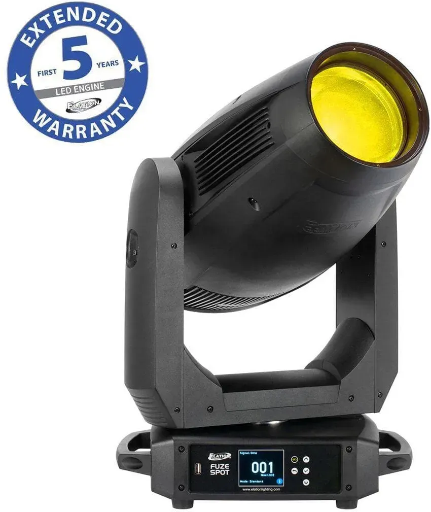 Elation Fuze Spot, 305 W RGBMA LED, 7°-46°, DMX 512-A (RDM)