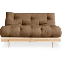 Karup Design Roots Schlafsofa, Gästebett, Sofa inkl. Futonmatratze«, Liegefläche 90/140/160 x200 cm, FSC® zertifizierte Kiefer