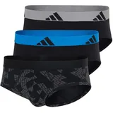 adidas Active Flex Cotton Slip schwarz S 3er Pack