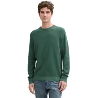 Tom Tailor Herren Rundhals Pullover STRUCTURED CREWNECK Regular Fit
