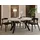 WFL GROUP Runder Esstisch 80 x 77 x 80 cm beige