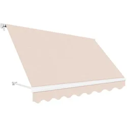 Wasabi - Rollmarkise Balkon 2,5x2 Außen Sand