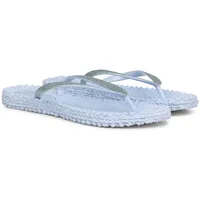 Ilse Jacobsen HORNBÆK | Cheerful01 | Damen Flip Flops mit Glitter | Dänische Design | Sommer Strand Zehentrenner | Bluebell | 41 EU - 41 EU