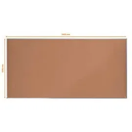 NOBO Pinnwand Essence 240 x 120 cm Braun