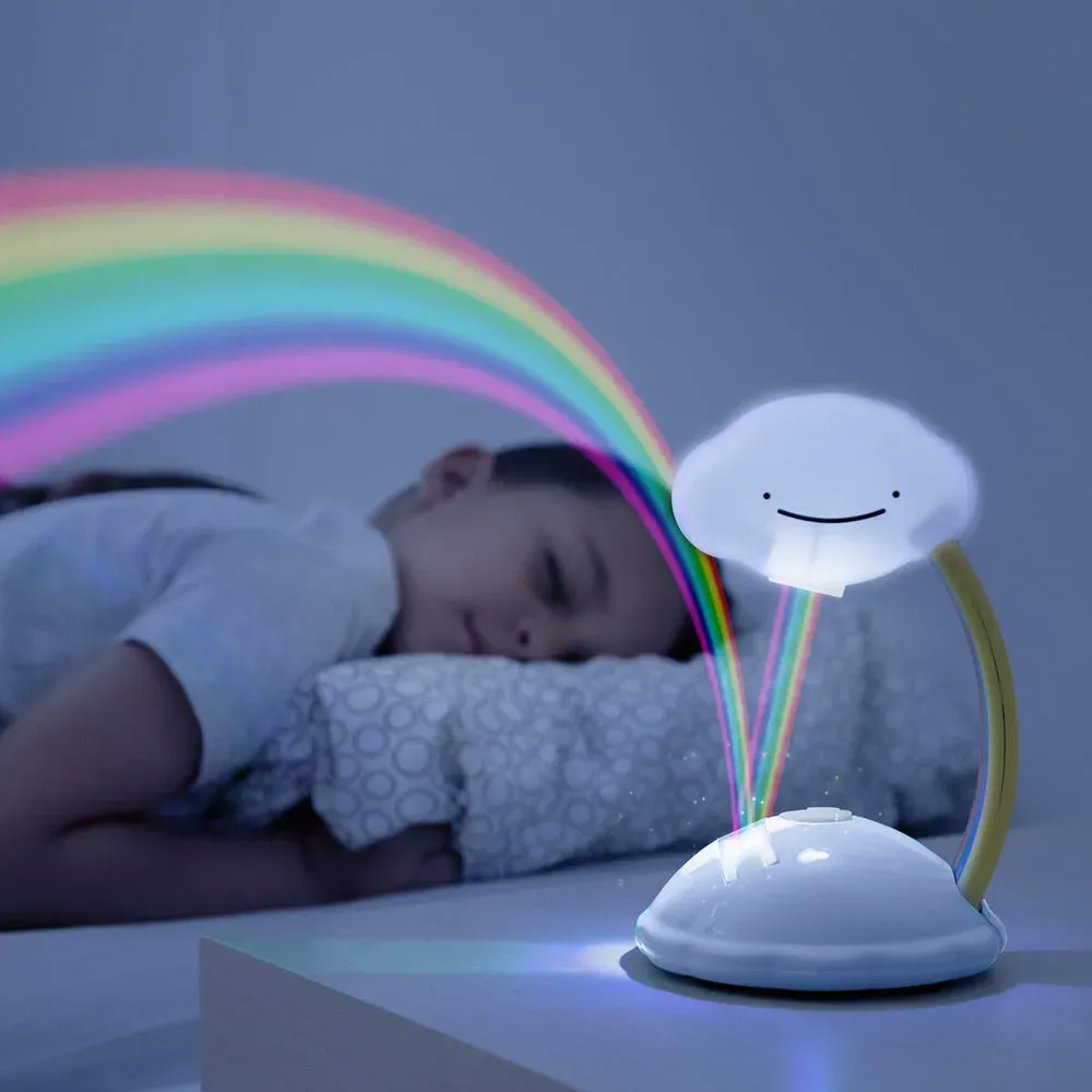 InnovaGoods Libow LED-Projektor Regenbogen Wolken – Zauberhaftes Nachtlicht für Kinderzimmer