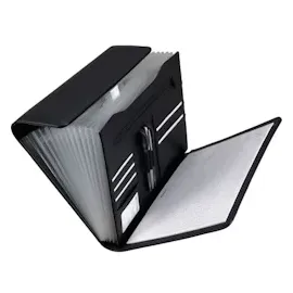 Alassio Fächermappe Vado 12 Fächer schwarz, 1 St.