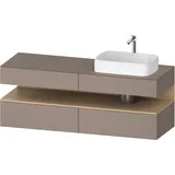 Duravit Waschtischunterschrank wandhängend „Qatego“ 160 × 60 × 55 cm