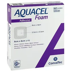 Aquacel Foam adhäsiv 8x8cm Verband