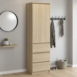 home collective Kleiderschrank 50x40x180 cm Beige