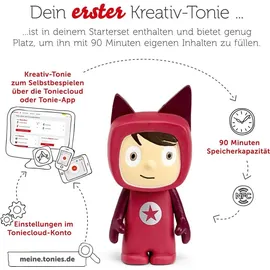 Tonies Toniebox Starterset beere mit Kreativ-Tonie