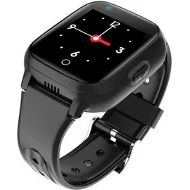 LEOTEC Allo Plus 4G GPS 40 mm Kunststoffgehäuse schwarz Silikonarmband schwarz One Size