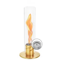 SPIN 900 Tischfeuer gold inkl. Bio-Burner - bis zu 1100 W Leistung 00692