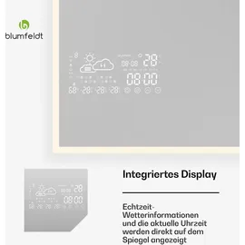Blumfeldt Smart Mirror Infrarotheizung 0,5 kW schwarz