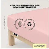 schlafgut Easy Jersey 120 x 200 - 130 x 200 cm purple light