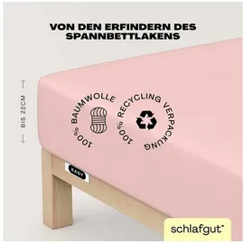 schlafgut Easy Jersey 120 x 200 - 130 x 200 cm purple light