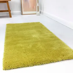 Hochflor-Teppich ESPRIT "Relaxx" Gr. 3, gelb (senfgelb, gelb), B:120cm H:25mm L:170cm, Kunstfaser, Teppiche, Wohnzimmer, sehr große Farbauswahl, weicher dichter Hochflor