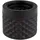 APS Windaschenbecher Ø 9,5 cm, H: 8 cm, Glas matt-schwarz, gefrostet