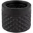 APS Windaschenbecher Ø 9,5 cm, H: 8 cm, Glas matt-schwarz, gefrostet