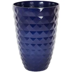 Blumentopf marineblau rund 35 x 35 x 50 cm FERIZA