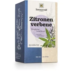 Bio-Zitronenverbene-Tee – 18 Doppelkammerbeutel für erfrischenden Genuss 27 g, DK-Beutel