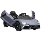 aiyaplay Kinder Elektroauto 12V Kinderauto mit 2,4G Fernbedienung, Musik, Grau