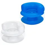 BESTWAY Luftsessel Mod Pod, Ø 112 x 70 cm, 1 Person, Vinyl, Coil-Beam-Konstruktion, Innen-/Außengebrauch, bis 100 kg, Illusionistisches Design, Rücken- und Armlehnen, Schnellverschlussventil, 1 Stück