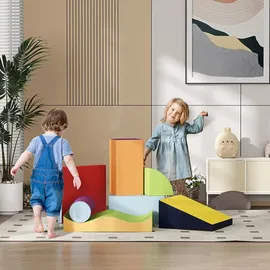 Homcom Softbausteine Kunstleder EPE