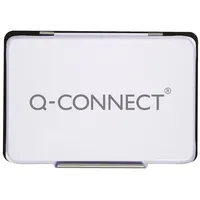 Q-Connect Stempelkissen 9,0 x 5,5 cm Schwarz 1 St.
