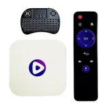 SHYSKY Android 13, H96 Max M1 Android TV Box RK3528 4G 64G 2.4/5G WiFi BT4.0 Support 4K 60fps H.265 HDR10+ Set Top Box mit i8 Keyboard