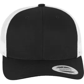 Flexfit Retro Trucker Baseballkappe blk/wht one Size