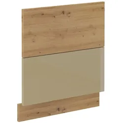 Frontblende für integrierten Geschirrspüler 60 cm Eiche Artisan Cappuccino Glanz