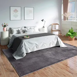MERINOS Fellteppich Loft Anthrazit ca. 120x160cm