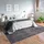 MERINOS Fellteppich Loft Anthrazit ca. 120x160cm
