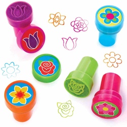 Selbstfärbende Stempel "Blumen" (pro Set 10) Mitgebsel