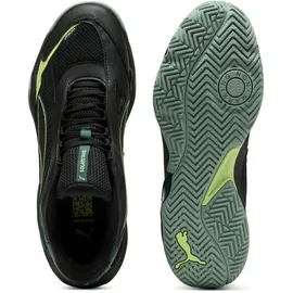 Puma Solarstrike 4 Hallenschuhe Herren black/green terrain/fizzy light 43