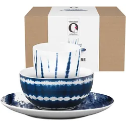 vtwonen Tie Dye Frühstücksset (3er-Set) Geschirr   