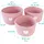 Intirilife Aufbewahrungskorb Set 3-teilig 24 x 14 x 12,5 cm Rosa