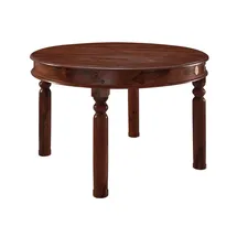 Massivmoebel24 Oxford Ø 120 cm nougat lackiert