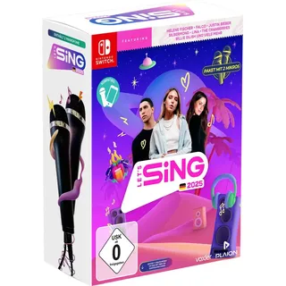 plaion Let's Sing 2025 + 2 Mics) Nintendo Switch-Spiel